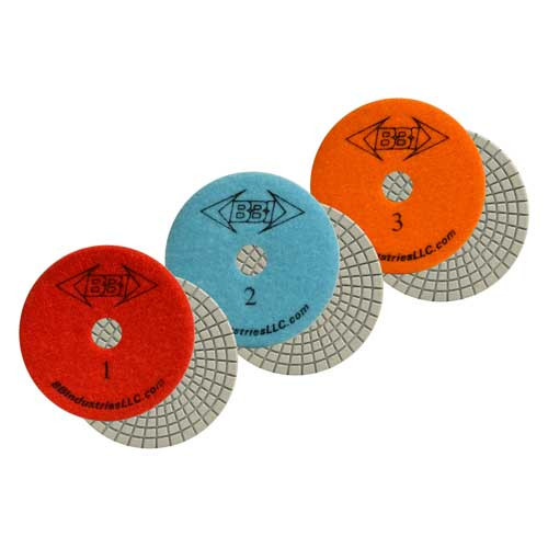 BBI 3-Step Wet Polishing Pads