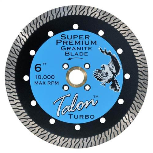 Talon Turbo Diamond Dry Granite Blade, 6 in