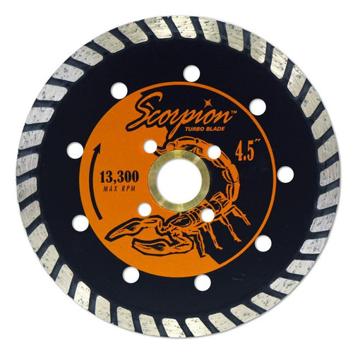 Scorpion Turbo Diamond Dry Granite Blade, 4-1/2 in