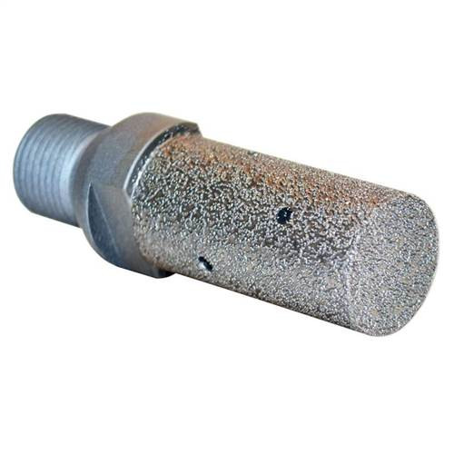 Scorpion Brazed Sink Wheel,  1 in x 2 in x 1/2 Gas Thread, 50 Grit