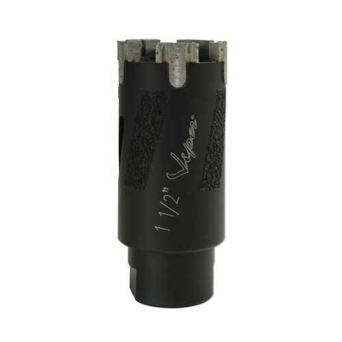 Viper T-Seg Granite And Engineered Stone Wet/Dry Core Bit, 1-1/2 in