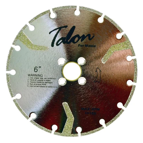 Talon Electroplated Diamond Marble Blade, 6 in