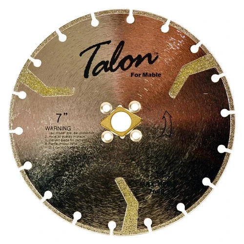 Talon Electroplated Diamond Marble Blade, 7 in