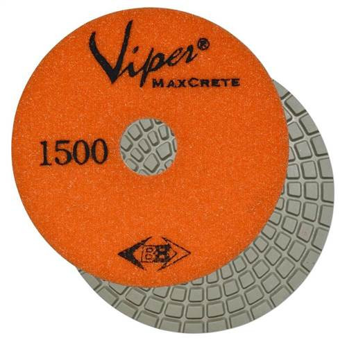 Viper 7-Step MaxCrete Dry Polishing Pad For Concrete, 3 in, 1500 Grit