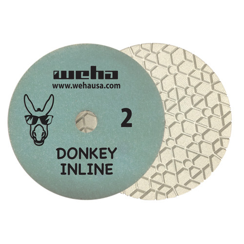 Weha Donkey Inline Velcro Pad, 5 in, Step 2