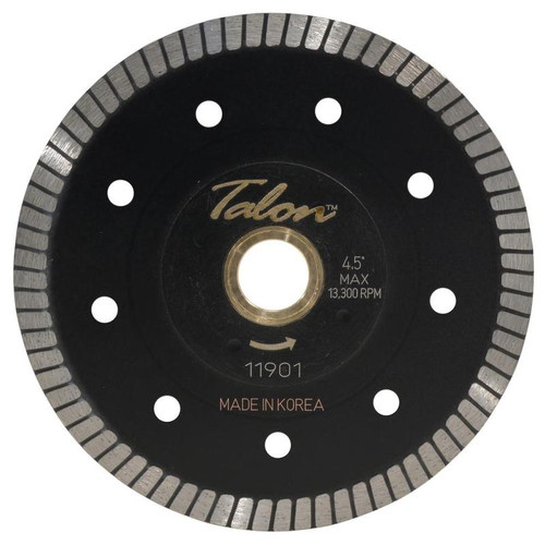 Talon Thin Turbo Diamond Granite Blade With Flange, 4-1/2 in