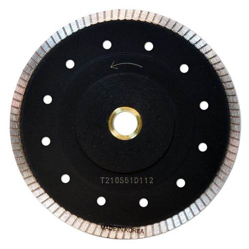 Talon Thin Turbo Diamond Granite Blade With Flange, 6 in