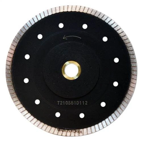 Talon Thin Turbo Diamond Granite Blade With Flange, 6 in