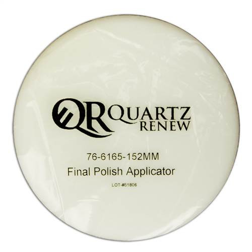 Quartz Renew White Foam Applicator Pad, 6-1/2 in, #3