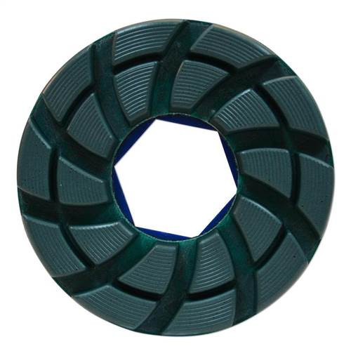 GlossFire-F (Toro F) Flat Edge Resin Polishing Wheel, 5 in, 50 Grit