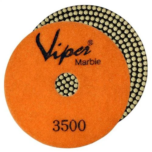 Viper 7-Step Flex Resin Marble Polishing Pad, 4 in, 3500 Grit