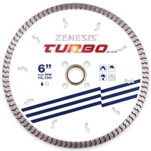 Zenesis Turbo Diamond Granite Dry Blade, 6 in