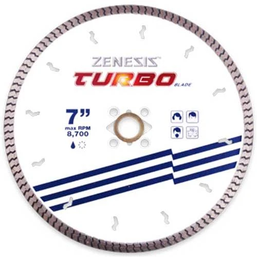 Zenesis Turbo Diamond Granite Dry Blade, 7 in