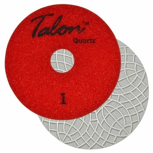 Talon 4-Step Quartz Polishing Pad, 4 in, Step 1