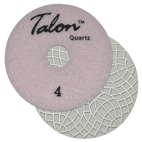 Talon 4-Step Quartz Polishing Pad, 4 in, Step 4