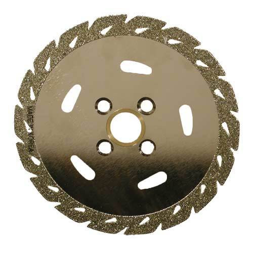 Talon Quad Hole Electroplated Marble Blade, 5 in