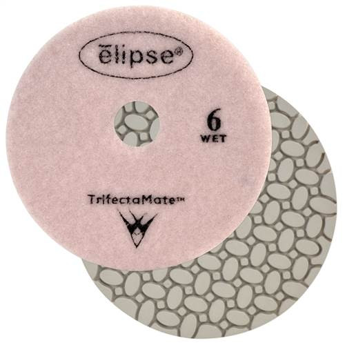 Elipse 6-Step Diamond Granite-Marble-Quartz Wet Polishing Pad, 4-1/4 in, Step 6