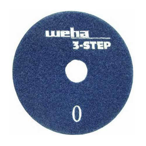 Weha 3-Step Diamond Polishing Pad, 4 in, Step 0