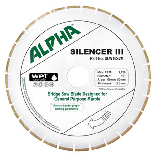 Alpha Silencer III Marble Blade, 18 in
