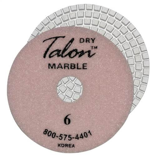 Talon 6-Step Marble Wet Or Dry Polishing Pad, 3 in, Step 6