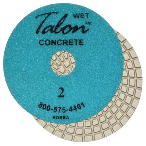 Talon 4-Step Concrete Wet Polishing Pad, 3 in, Step 2