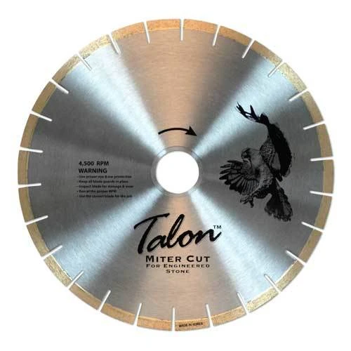 Talon Miter Cut Quartz, Granite & Marble Bridge Saw Blade, 12 in