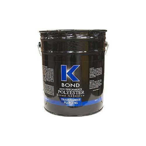 K-Bond Polyester Flowing Transparent Adhesive, 5 gal Ship Saver