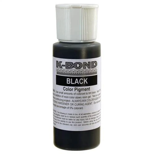 K-Bond Polyester Adhesives Color Paste, Black 2 oz Squeeze Bottle