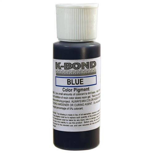 K-Bond Polyester Adhesives Color Paste, Blue 2 oz Squeeze Bottle