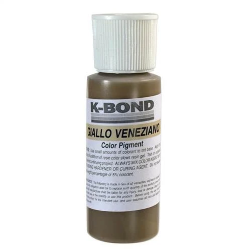 K-Bond Giallo Veneziano Granite Colorant Pigment, 2 oz Bottle