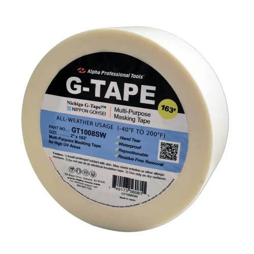 Alpha G-Tape, 2 inx163 ft, White