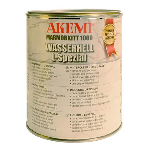 Akemi Marmorkitt 1000 Water Clear Knife Grade Adhesive, 1 qt