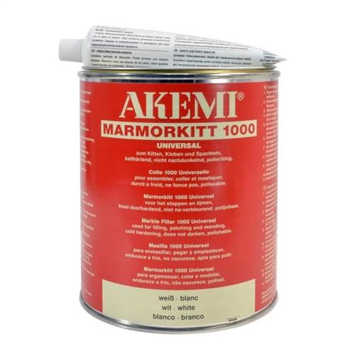 Akemi Marmorkitt 1000 White Flowing Polyester Adhesive, 1 qt