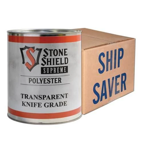 Stone Shield Supreme Knife Grade Polyester Adhesive, 5 gal Ship Saver