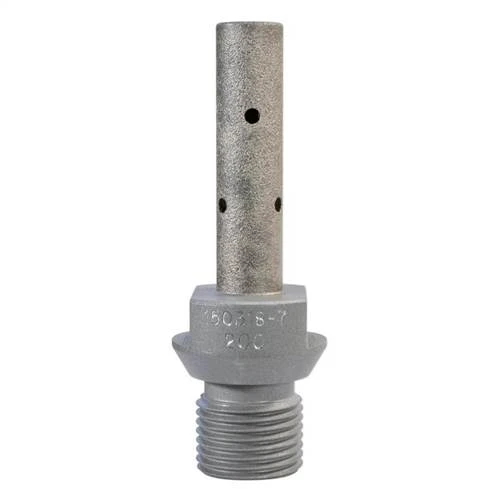 Scorpion Brazed Sink Wheel, 1/2 in x 2 in x 1/2 Gas Thread, 200 Grit