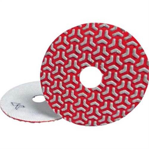 Alpha Kirara Polishing Wet Disc, Red, 4 in, Pos 1