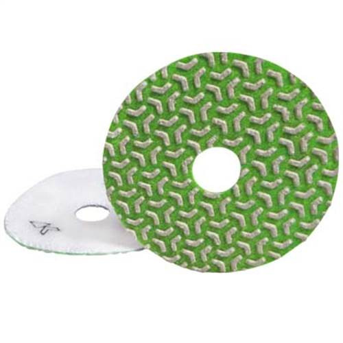 Alpha Kirara Polishing Wet Disc, Green, 4 in, Pos 2