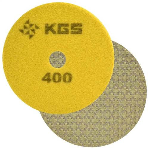 KGS Swiflex XX 100mm QRS Polishing Pad, 3-Pack, 4 in, 400 Grit