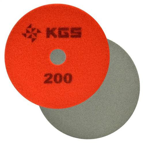 KGS Swiflex CX 100mm QRS Sandpaper, 5-Pack, 4 in, 200 Grit