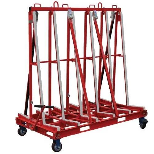 Hercules Kitchen Transport Rack, White Rubber, 6 ft, 1 Top, 1 Bottom