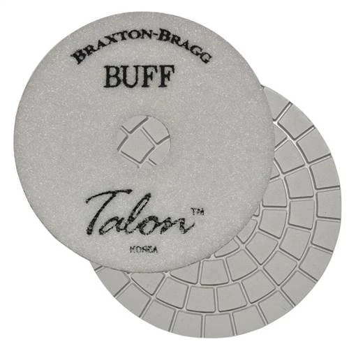 Talon Diamond Edge Granite Wet Polishing Light Buff Pad, 4 in x 4mm, 4000 Grit