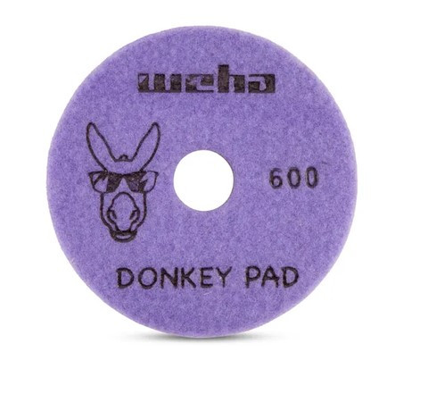 Weha Donkey Polishing Pad 600 Grit, 4 in