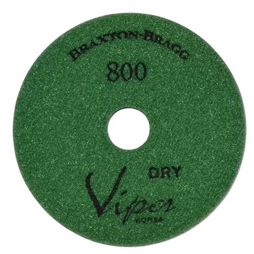 Viper 7-Step Diamond Granite Dry Polishing Pad, 4 in, 800 Grit