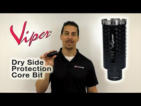 Viper Elite Dry Side Protection Core Bit, 1 in