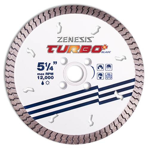 Zenesis Turbo Diamond Granite Dry Blade, 5-1/4 in