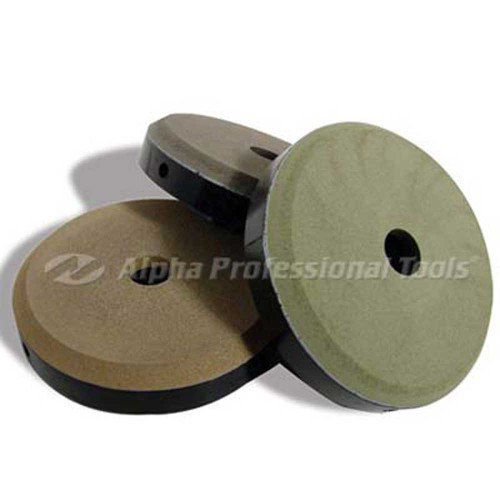Alpha Twincur EB Polishing Wheel, 6 in, 2000 Grit