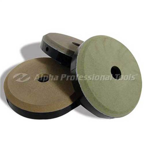 Alpha Twincur EB Polishing Wheel, 6 in, 2000 Grit