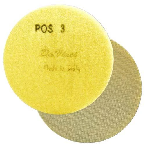 Da Vinci Dry Quartz Polishing Pad, 4 in, Step 3