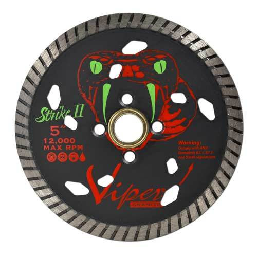 Viper Strike II Turbo Diamond Wet/Dry Granite Blade, 5 in
