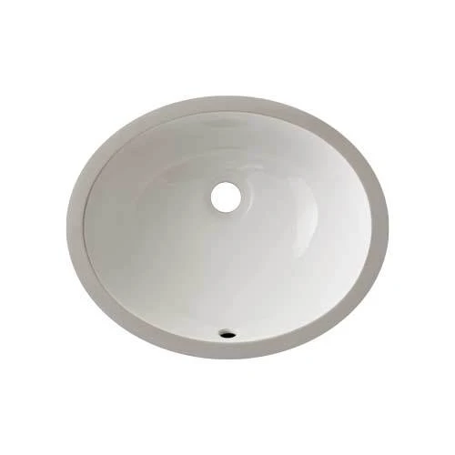 Envy Undermount Porcelain Vanity Sink, Oval, Bisque, 15 in x 12 in (Must Buy 3 Pack)